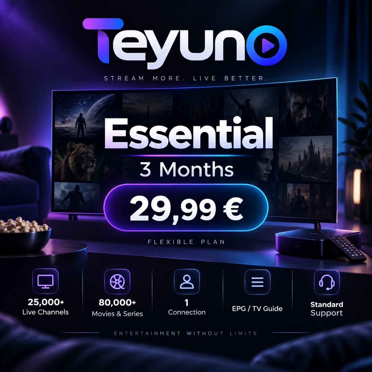 Teyuno Essential — 3 Months